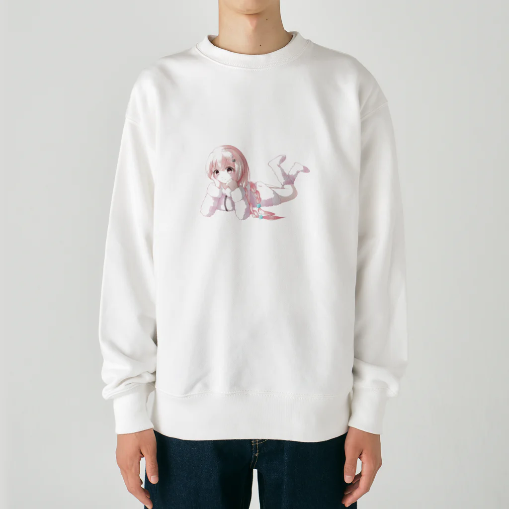 🌸Pétal boîte à bijoux🧸のリラックス真愛シリーズ Heavyweight Crew Neck Sweatshirt