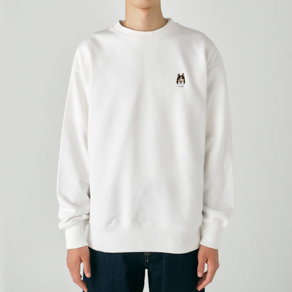 みきぞーん｜保護猫 ミッキー画伯と肉球とおともだちのmoka Heavyweight Crew Neck Sweatshirt