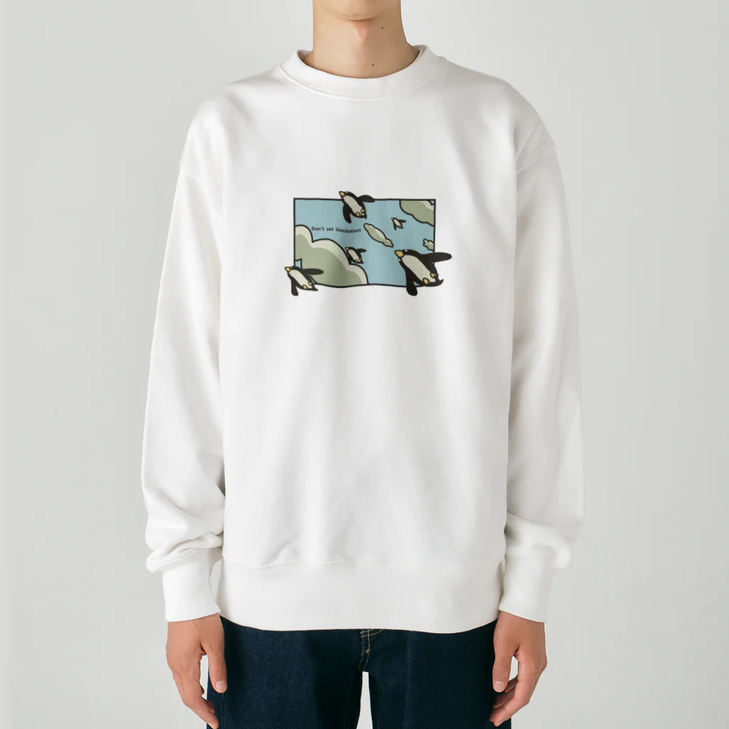 ari designの夢を叶えたペンギン Heavyweight Crew Neck Sweatshirt