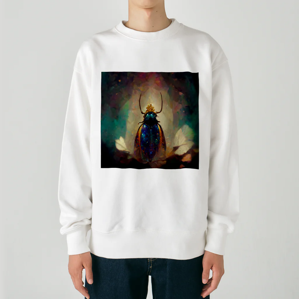 temple t-shirtshopのタマムシの神様 Heavyweight Crew Neck Sweatshirt