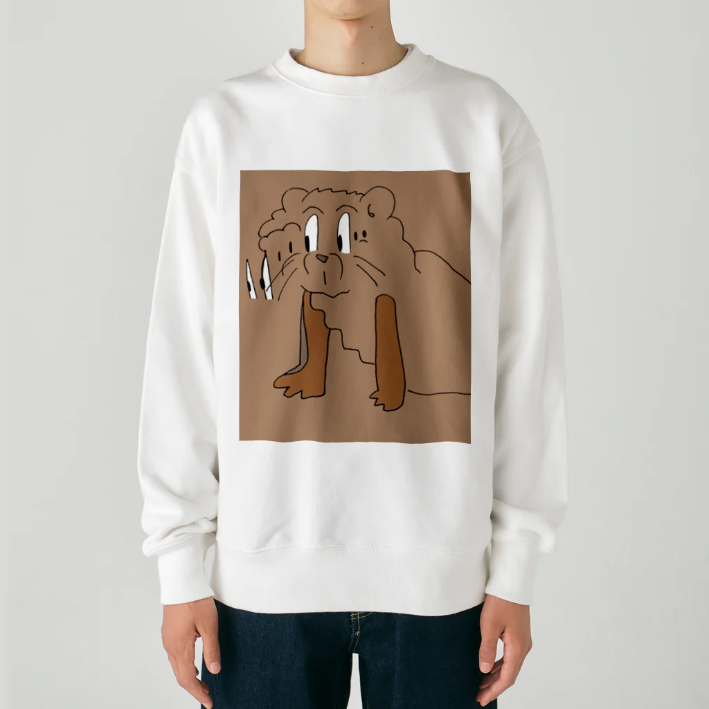 需要ない店のバグカピバラ Heavyweight Crew Neck Sweatshirt