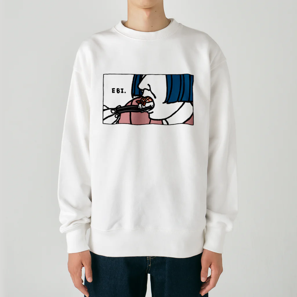 Creative store Mの君知＊NIKOGUI-design(EBI) Heavyweight Crew Neck Sweatshirt