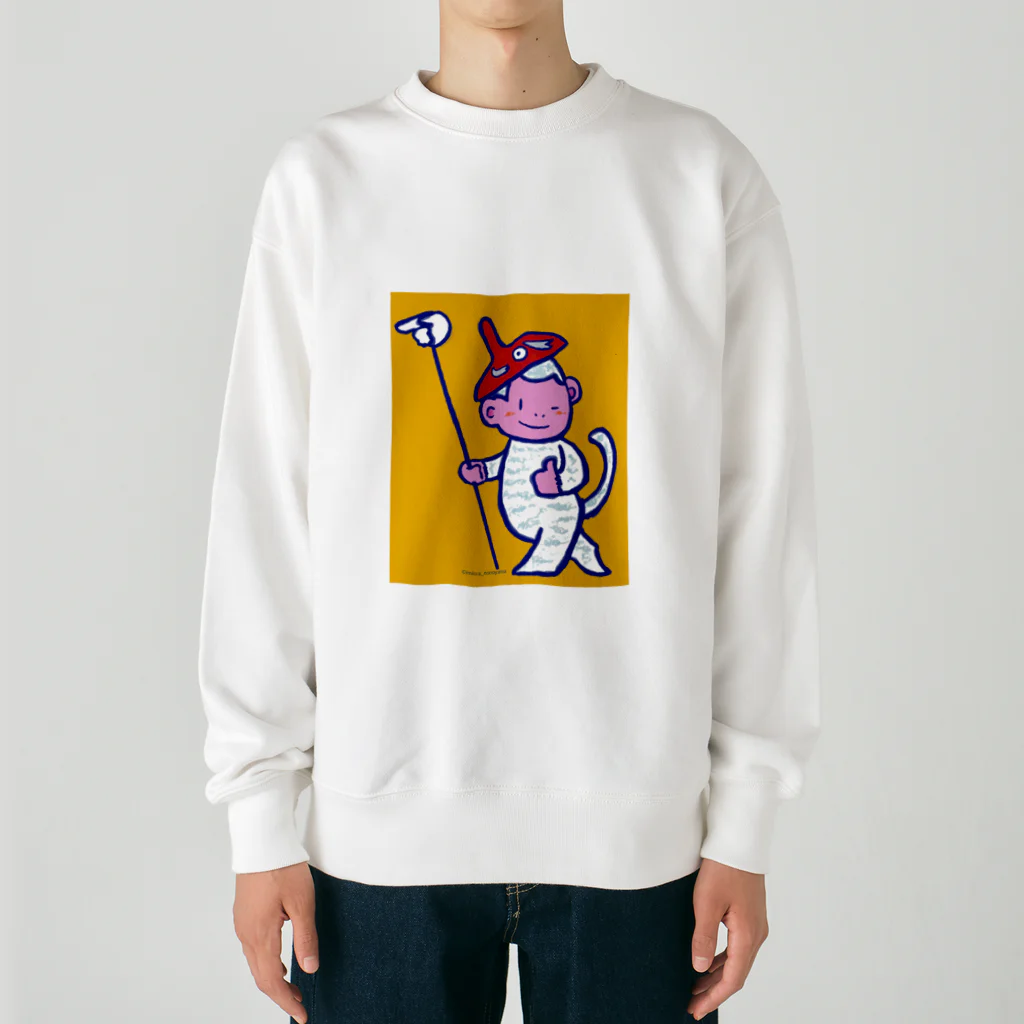 MOCHのおさるタヒコ Heavyweight Crew Neck Sweatshirt