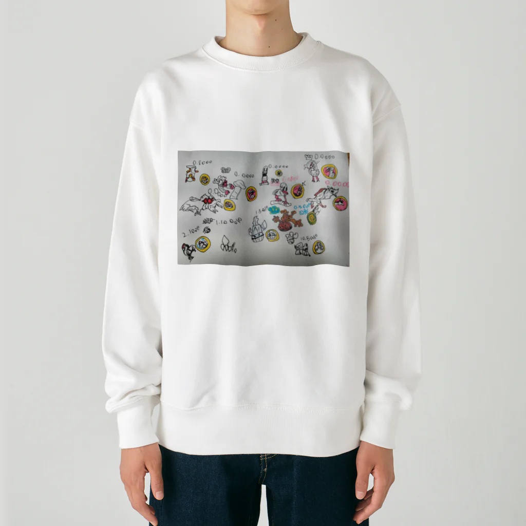 ネコキング博物館（nekoking-muesum）の珍しい動物たち Heavyweight Crew Neck Sweatshirt