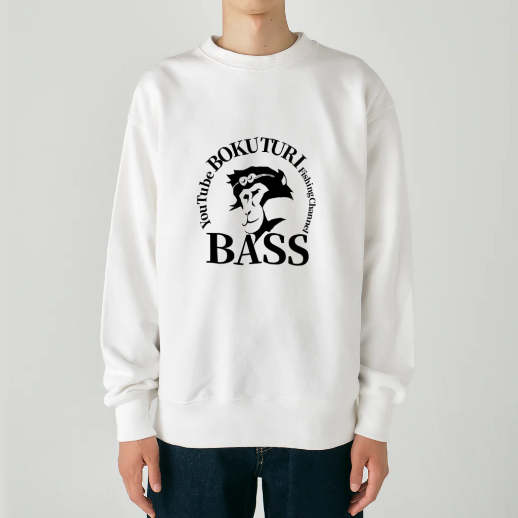 TAKUMI-fishingのBASS with BKTR Heavyweight Crew Neck Sweatshirt