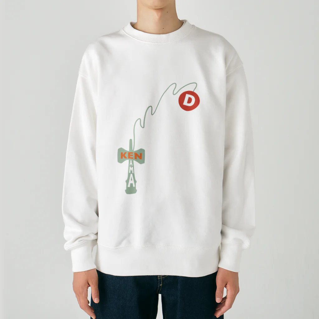 Siderunの館 B2の古き良きおもちゃのけん玉 Heavyweight Crew Neck Sweatshirt