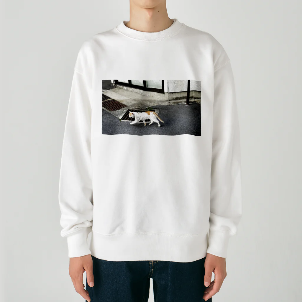 Socialの散歩が仕事 Heavyweight Crew Neck Sweatshirt