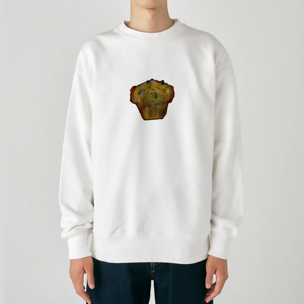 タバタ･ユ･ミントチョコのクレヨンマフィン Heavyweight Crew Neck Sweatshirt