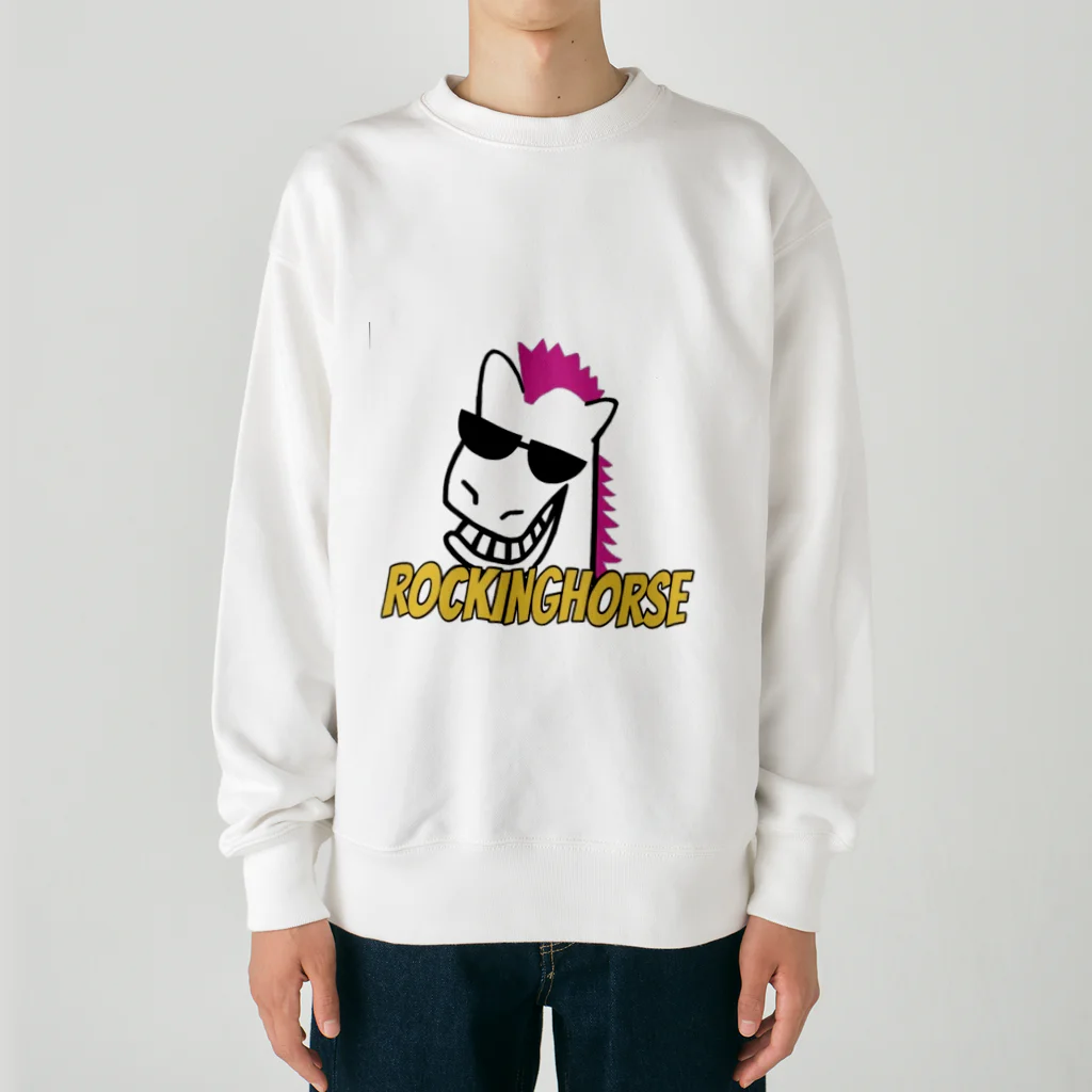 ROCKING HORSEのロッキーくん Heavyweight Crew Neck Sweatshirt