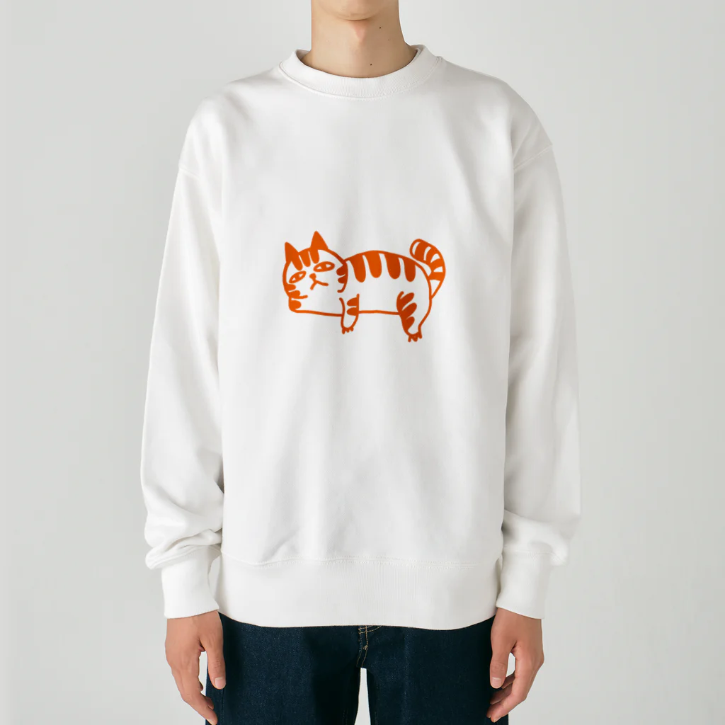 喜満満猫 ARTS STOREのワンポイント😸KIMAMANEKO Heavyweight Crew Neck Sweatshirt