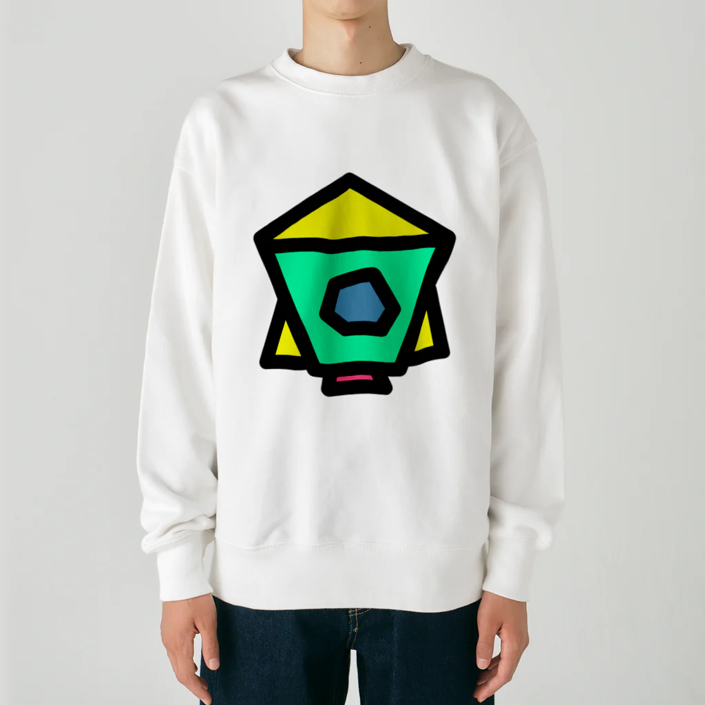 やきにくていのロケット 宇宙 Heavyweight Crew Neck Sweatshirt