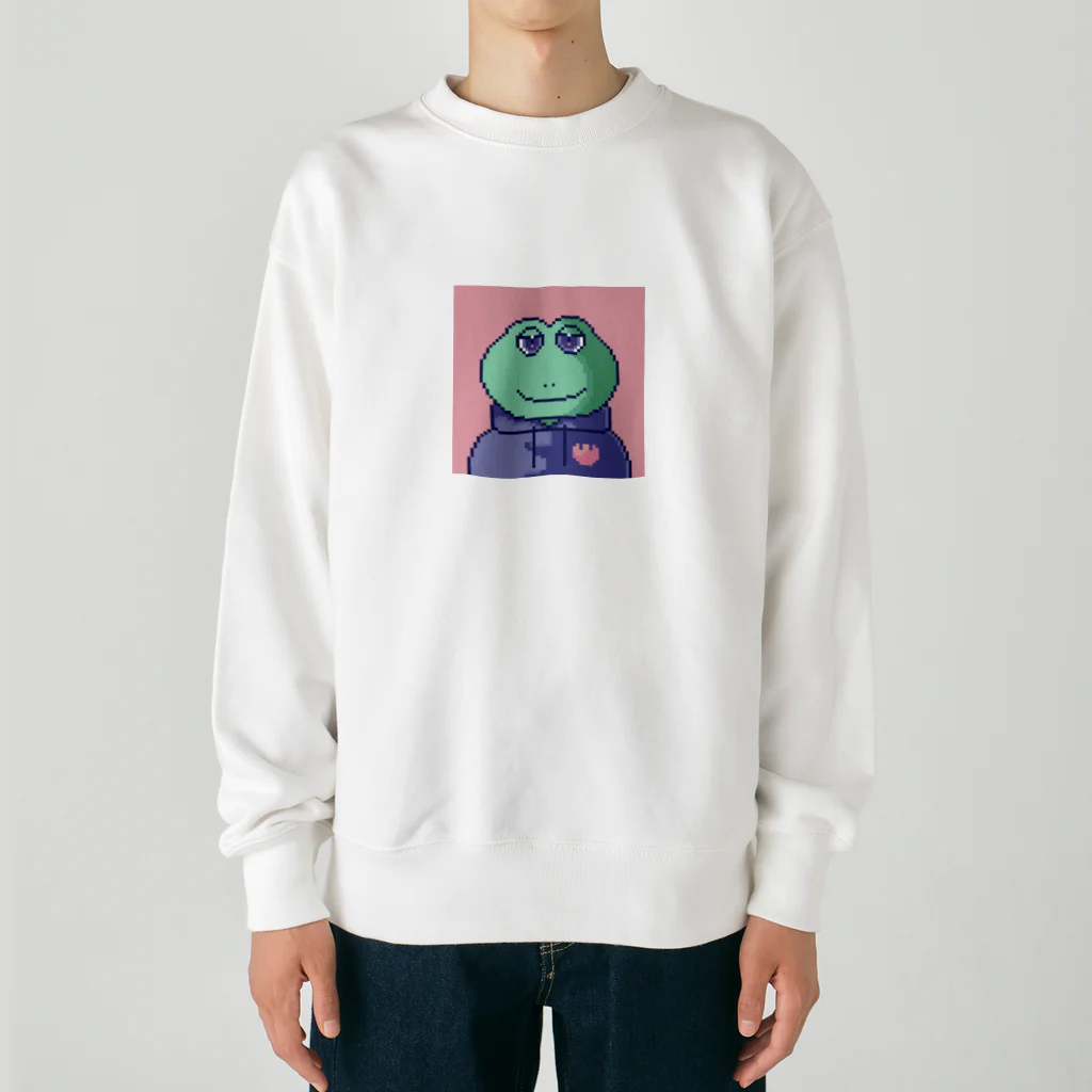 wanishopのドット絵かえるくん Heavyweight Crew Neck Sweatshirt