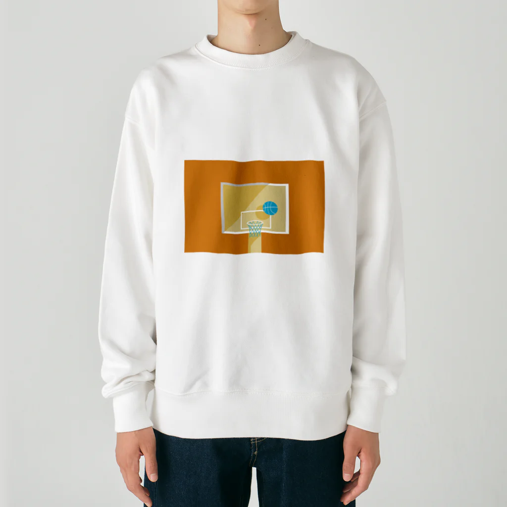 narumiのバスケットゴール　夕 Heavyweight Crew Neck Sweatshirt