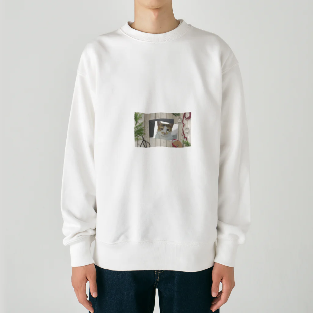 shop kochibiのこねこんずのむぎの2 Heavyweight Crew Neck Sweatshirt