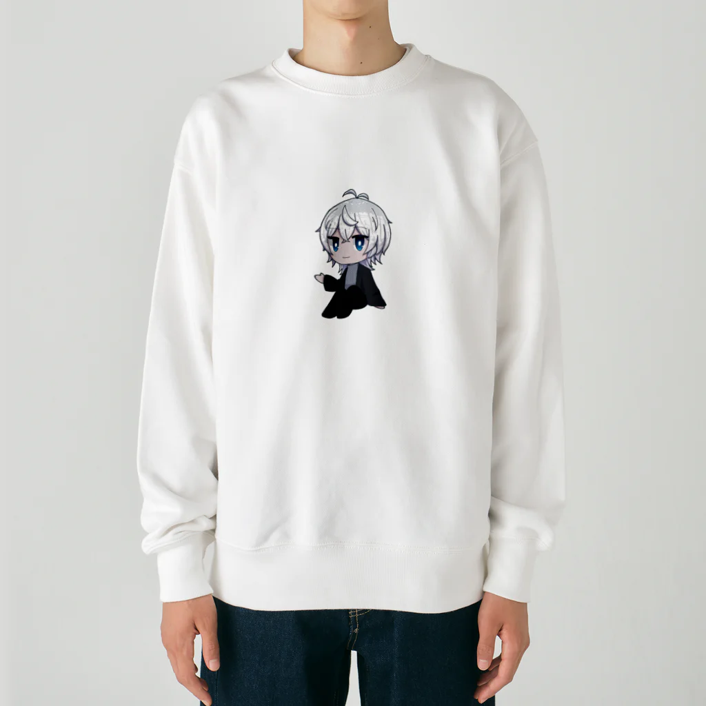 しろうるふのはくはつうるふの子 Heavyweight Crew Neck Sweatshirt