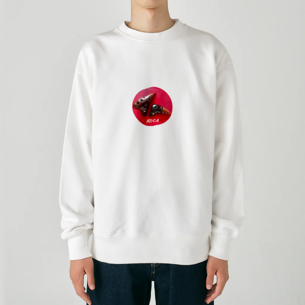 IRUCA OcarinaのIRUCA Ocarina (ロゴ入) Heavyweight Crew Neck Sweatshirt