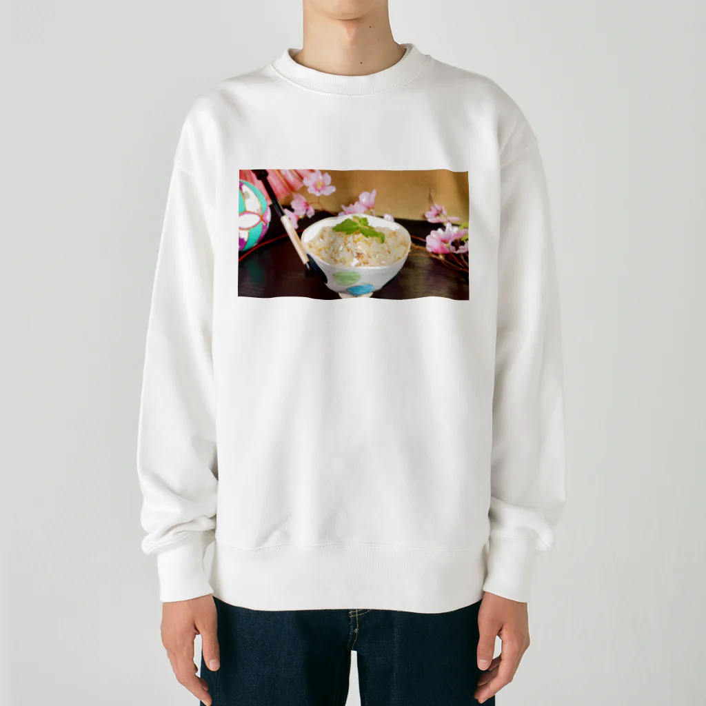 landlord_cookの料亭の鯛めし Heavyweight Crew Neck Sweatshirt