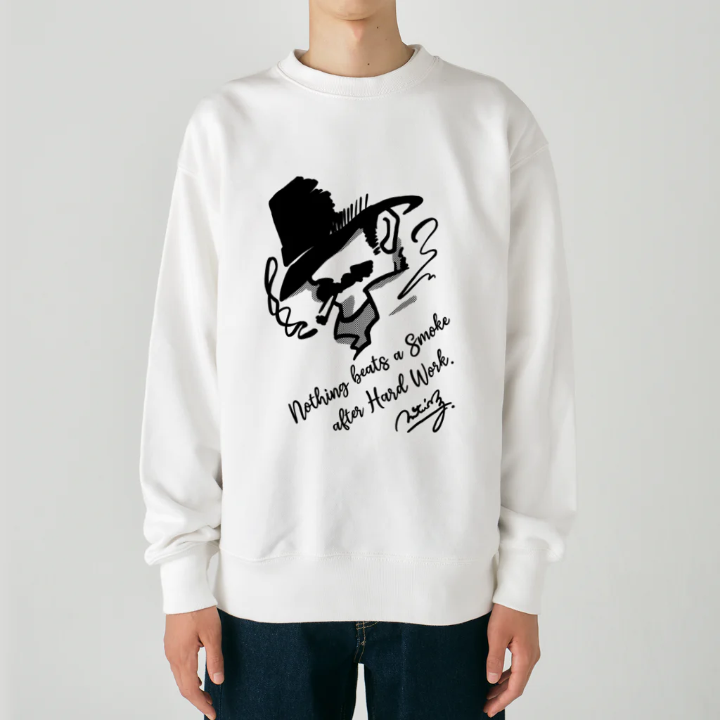 Andiamoの至福の一服 Heavyweight Crew Neck Sweatshirt