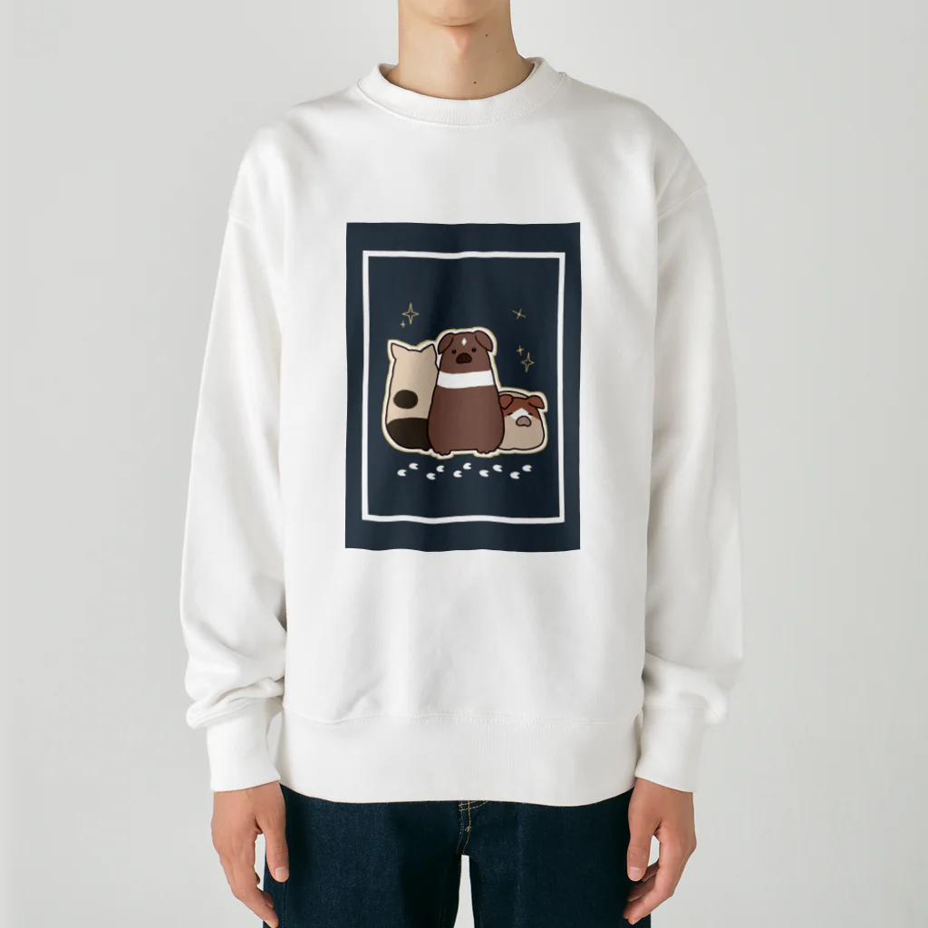 こぶたハウスのこぶた三種 Heavyweight Crew Neck Sweatshirt