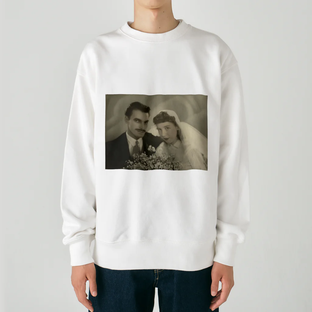 Aka_saeのJust married! Heavyweight Crew Neck Sweatshirt