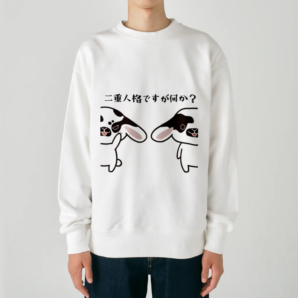 ゴジラショップの二重人格ゴジラシリーズ Heavyweight Crew Neck Sweatshirt