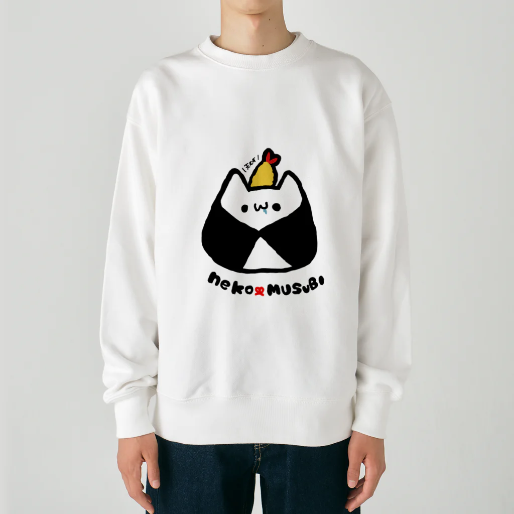 ramuramu05のねこむすび(天) Heavyweight Crew Neck Sweatshirt