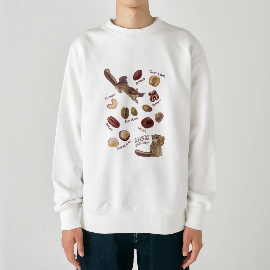 huroshikiのNUTS collection ナッツコレクション Heavyweight Crew Neck Sweatshirt