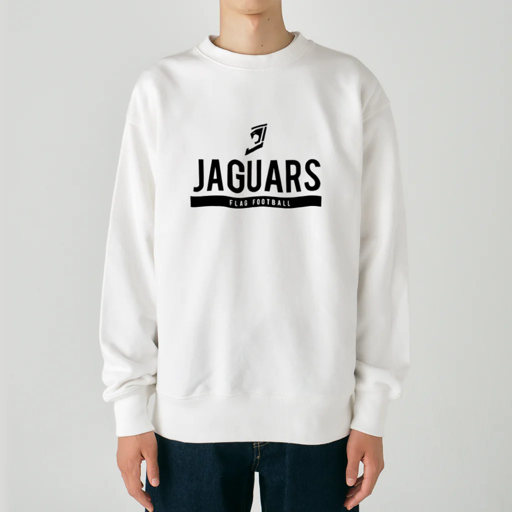 JAGUARS_flagfooballの文字ロゴ Heavyweight Crew Neck Sweatshirt