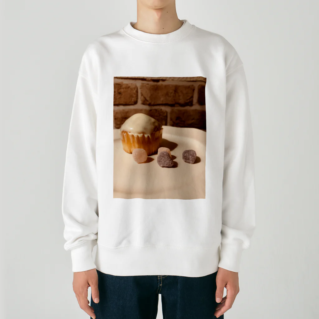 rukamoのカップケーキ🧁 Heavyweight Crew Neck Sweatshirt