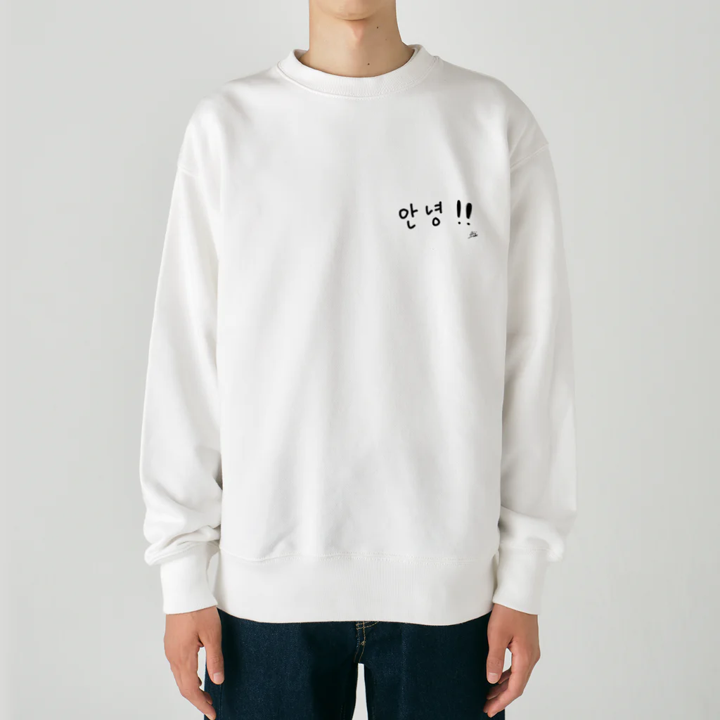 aoiの안녕!! Heavyweight Crew Neck Sweatshirt