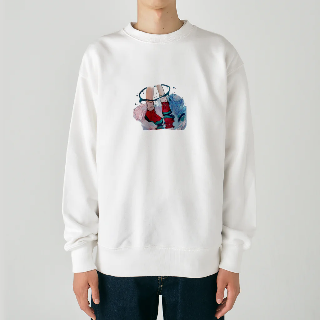 amemugi（あめむぎ）のあしかせ。 Heavyweight Crew Neck Sweatshirt