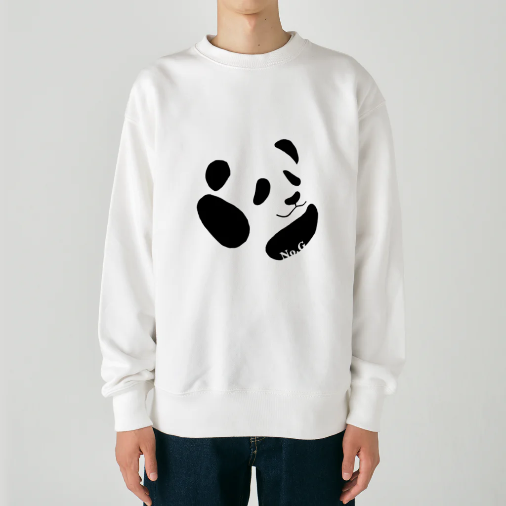 No-GのNo.G panda black Heavyweight Crew Neck Sweatshirt