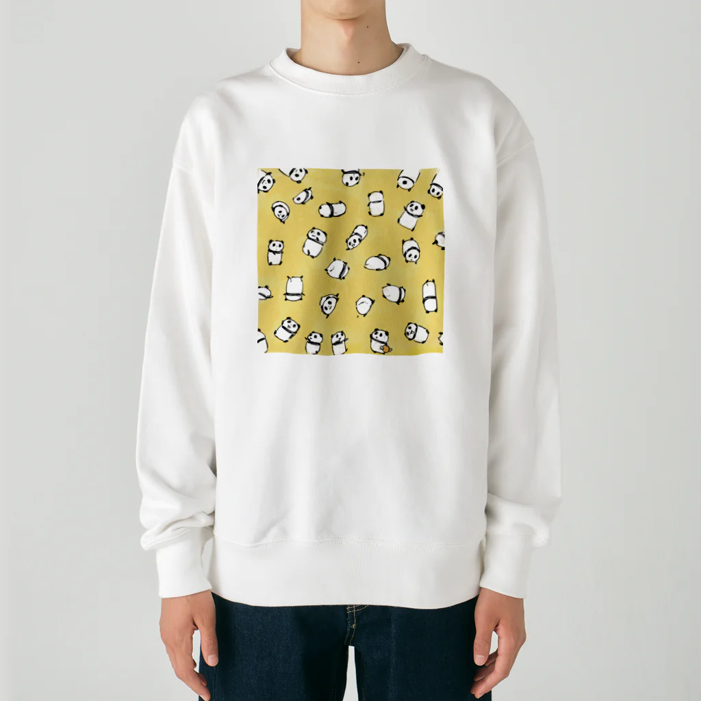 maromagaのごきげん！パンダ柄 Heavyweight Crew Neck Sweatshirt