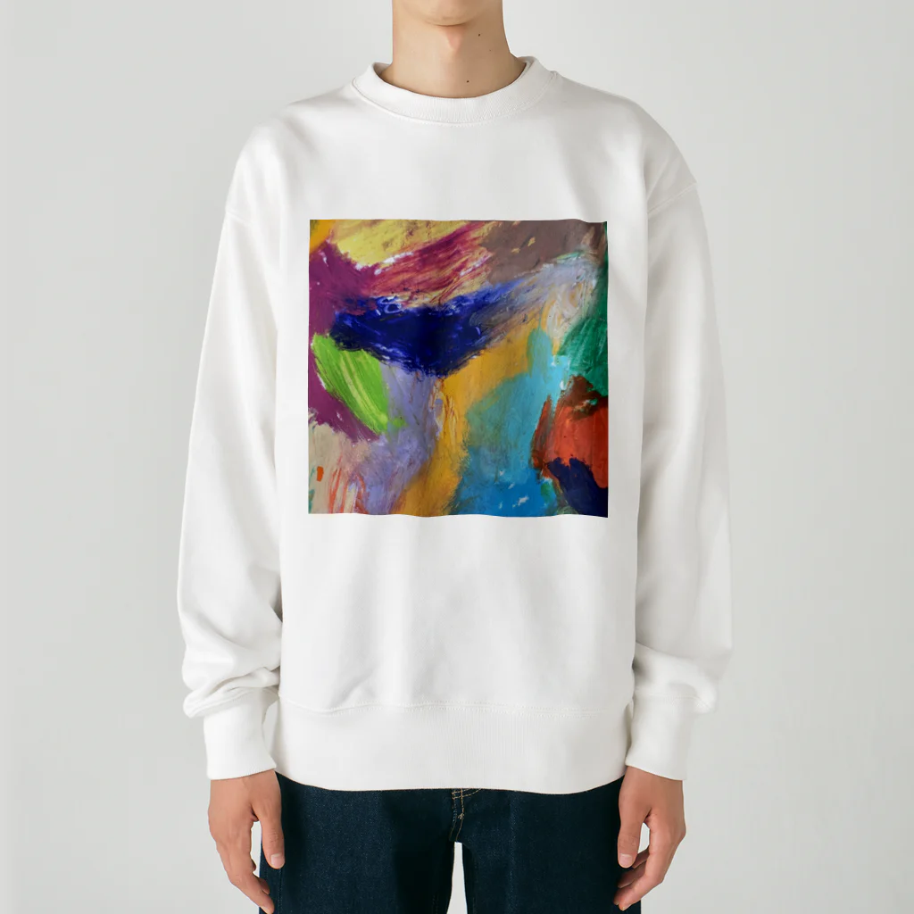 ルーナ│障害者アート の美しい世界 Heavyweight Crew Neck Sweatshirt