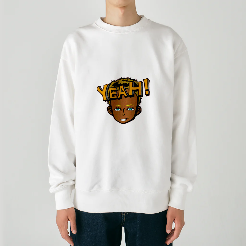 ドリュウ【𝕯𝖔𝖗𝖞𝖚】𝕻𝖆𝖉𝖉𝖔𝖈𝖐 𝖗𝖎𝖉𝖊𝖗のドリュウくん Heavyweight Crew Neck Sweatshirt