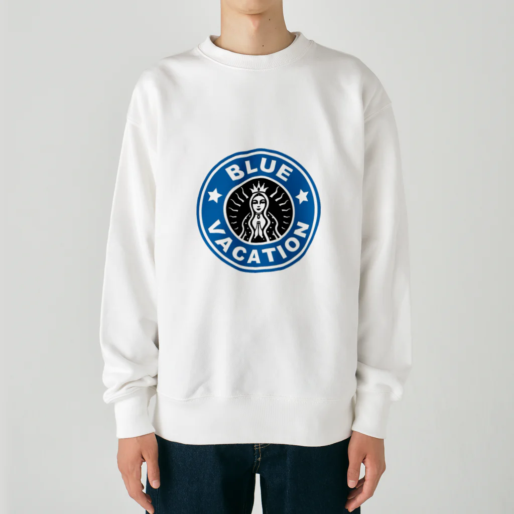 BLUE  VACATION  ISHINOMAKIのBLUE VACATION ロゴ Heavyweight Crew Neck Sweatshirt