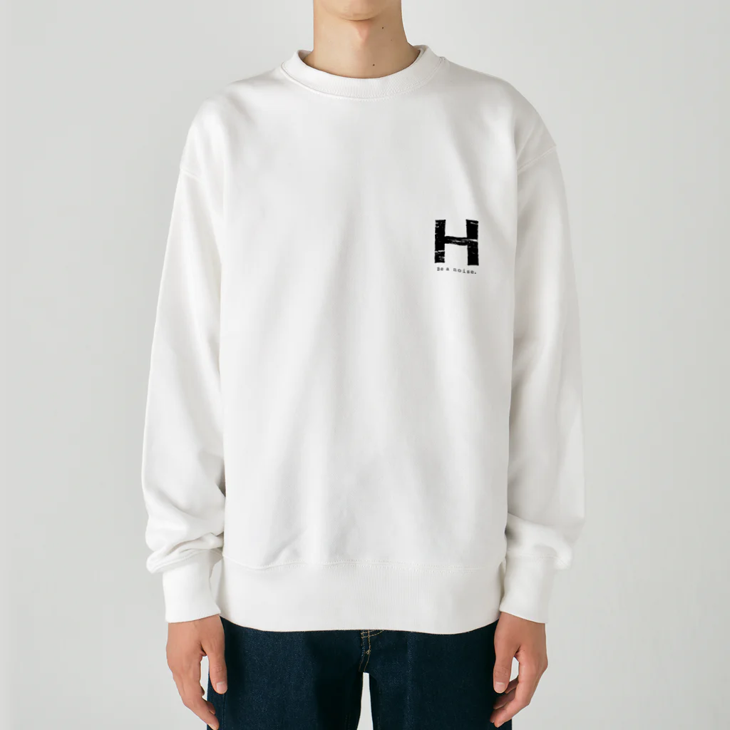 noisie_jpの【H】イニシャル × Be a noise. Heavyweight Crew Neck Sweatshirt