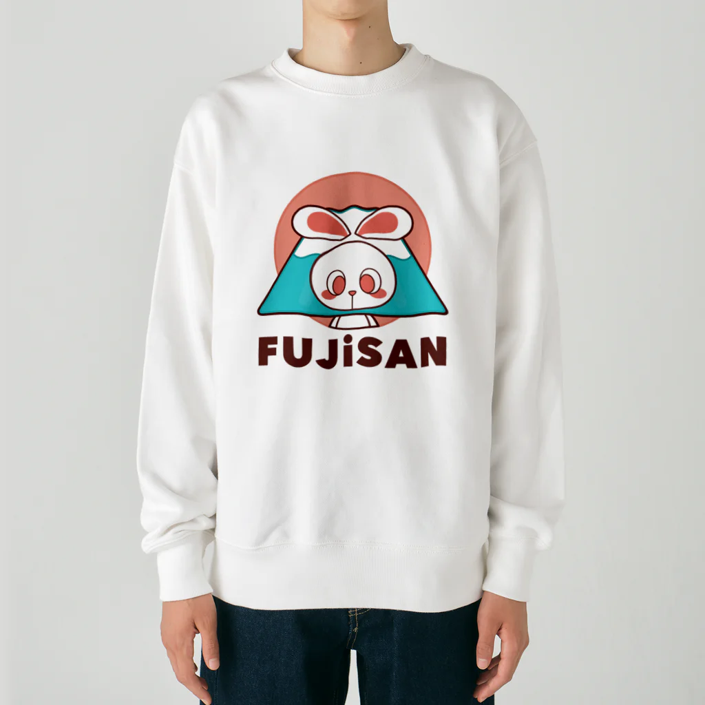 レタ(LETA)のぽっぷらうさぎ(FUJISAN) Heavyweight Crew Neck Sweatshirt