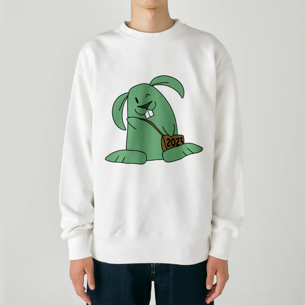 Pat's WorksのMinty the Rabbit Heavyweight Crew Neck Sweatshirt