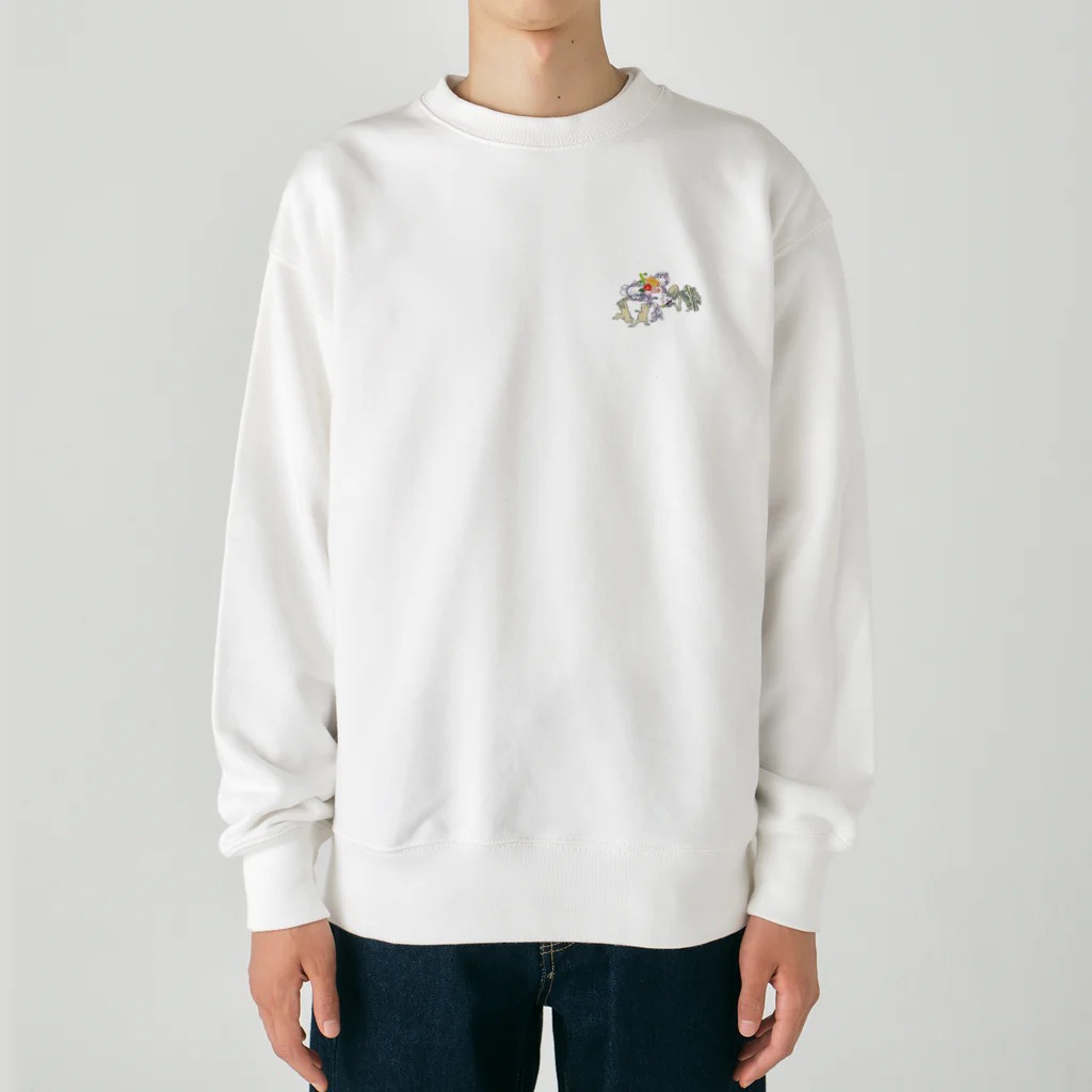 GOODS SHOP【そぞろな小窓】 SUZURI店の[ワンポイント]【ソイヤッ‼】 Heavyweight Crew Neck Sweatshirt