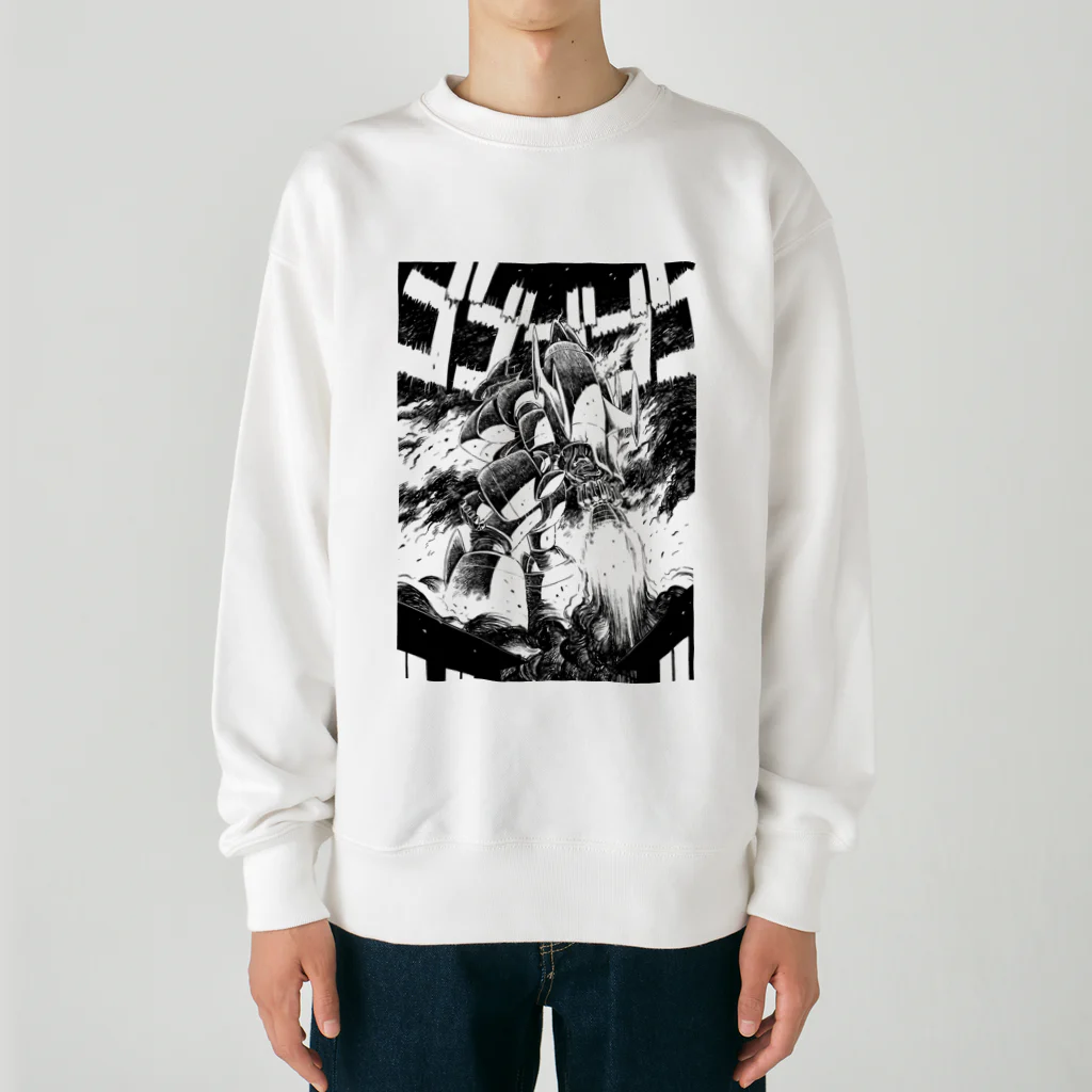 iwakunikogyoの鉄神02 Heavyweight Crew Neck Sweatshirt