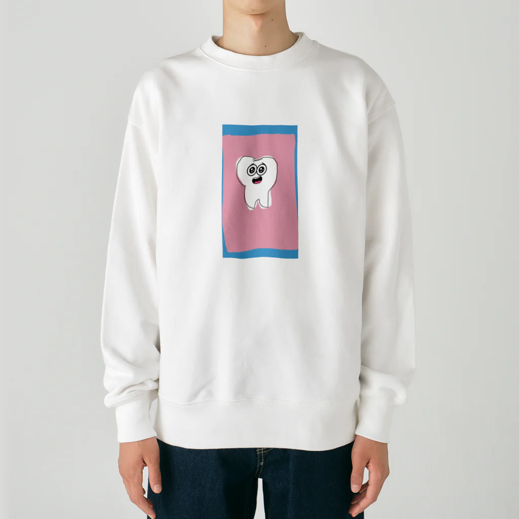 歯っぴーすの歯っぴー Heavyweight Crew Neck Sweatshirt