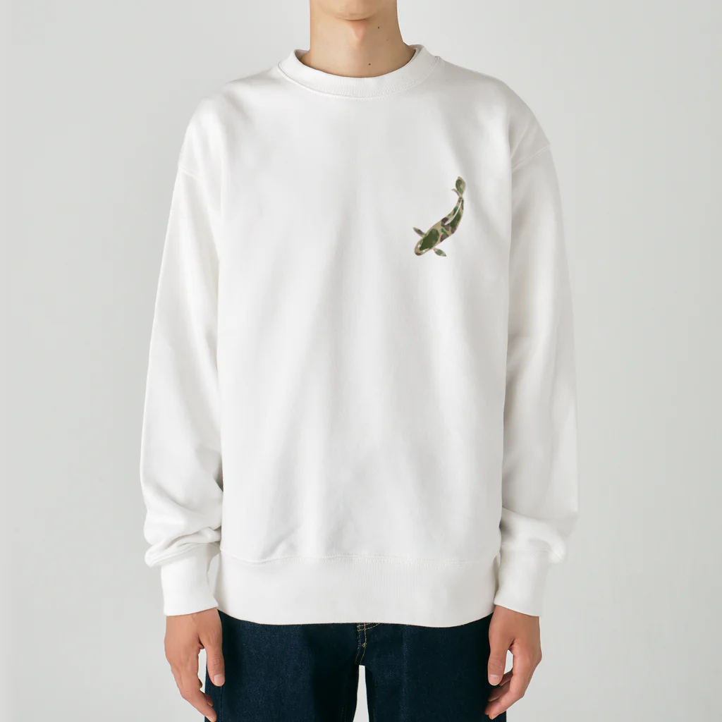 MAYAのカモ柄錦鯉 Heavyweight Crew Neck Sweatshirt