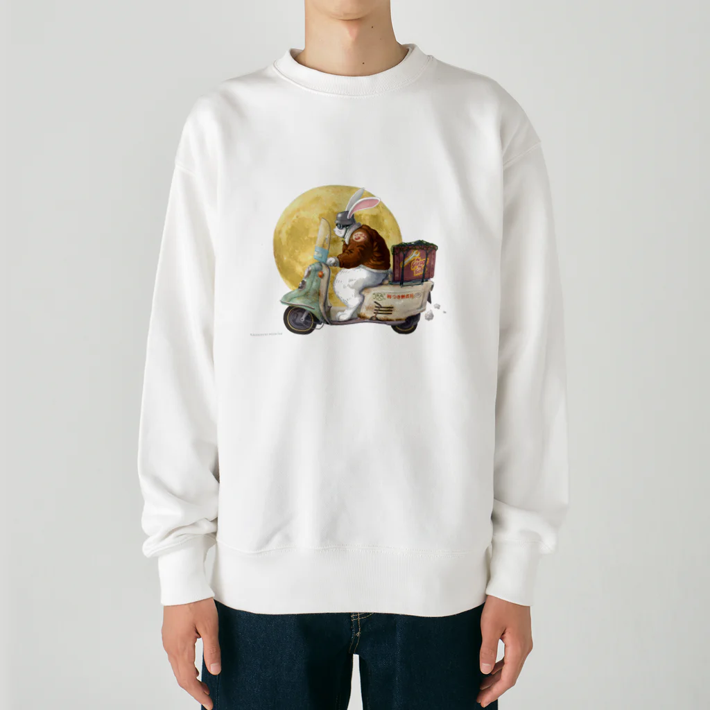 SKULL-2の２０２３ラビット Heavyweight Crew Neck Sweatshirt