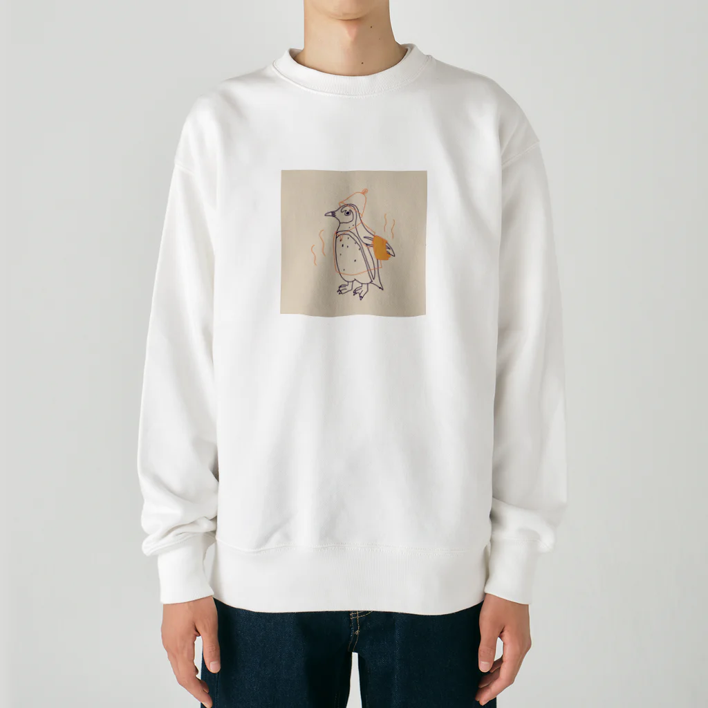 ピゴセリス属のからふるサウナーケープペンギン Heavyweight Crew Neck Sweatshirt