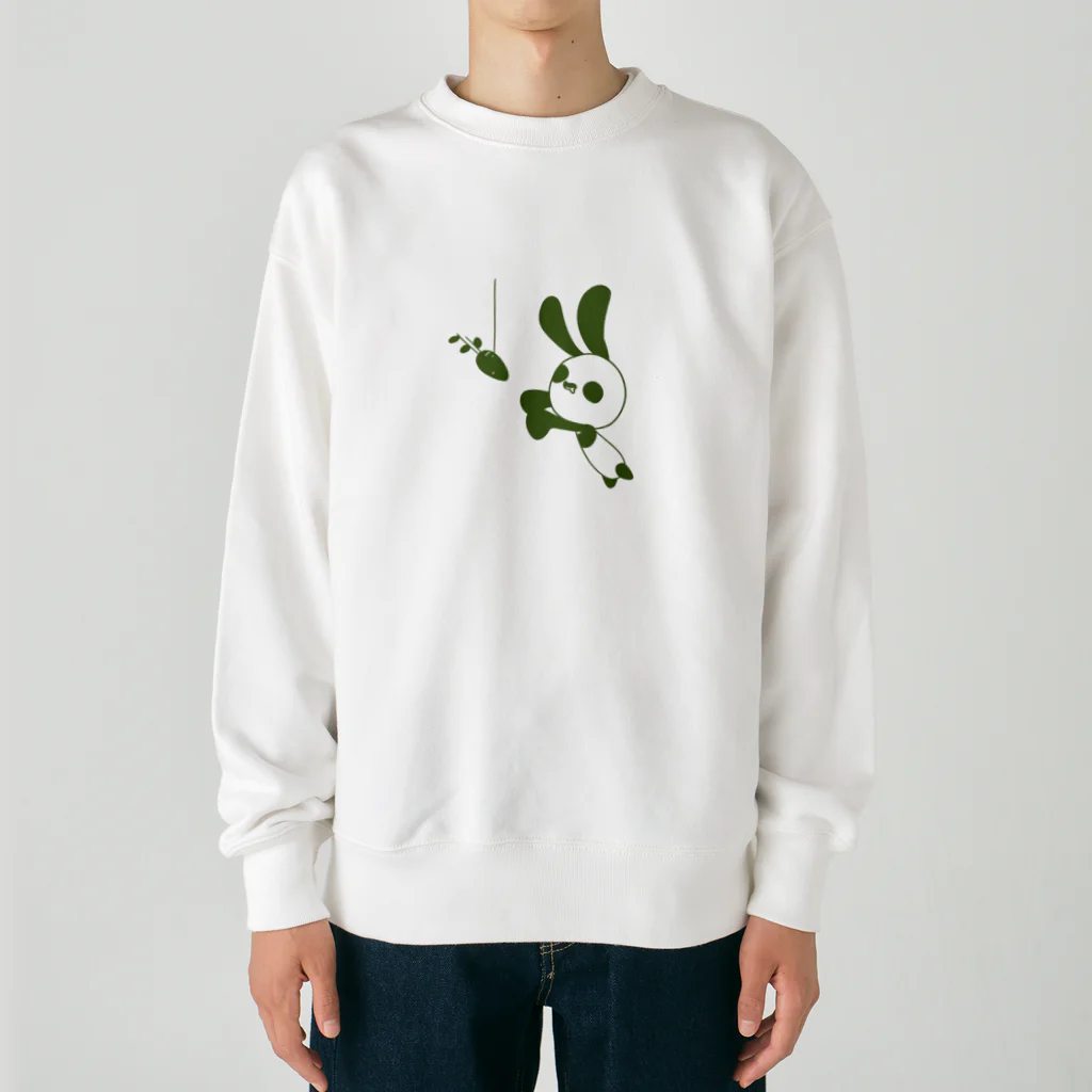 ゆぴてらーと。のミミパンダ Heavyweight Crew Neck Sweatshirt