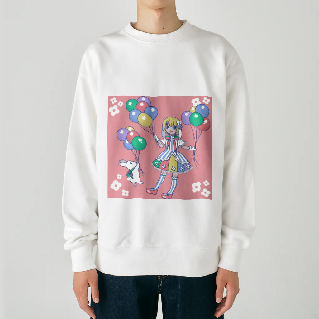 百合花のSpring Heavyweight Crew Neck Sweatshirt