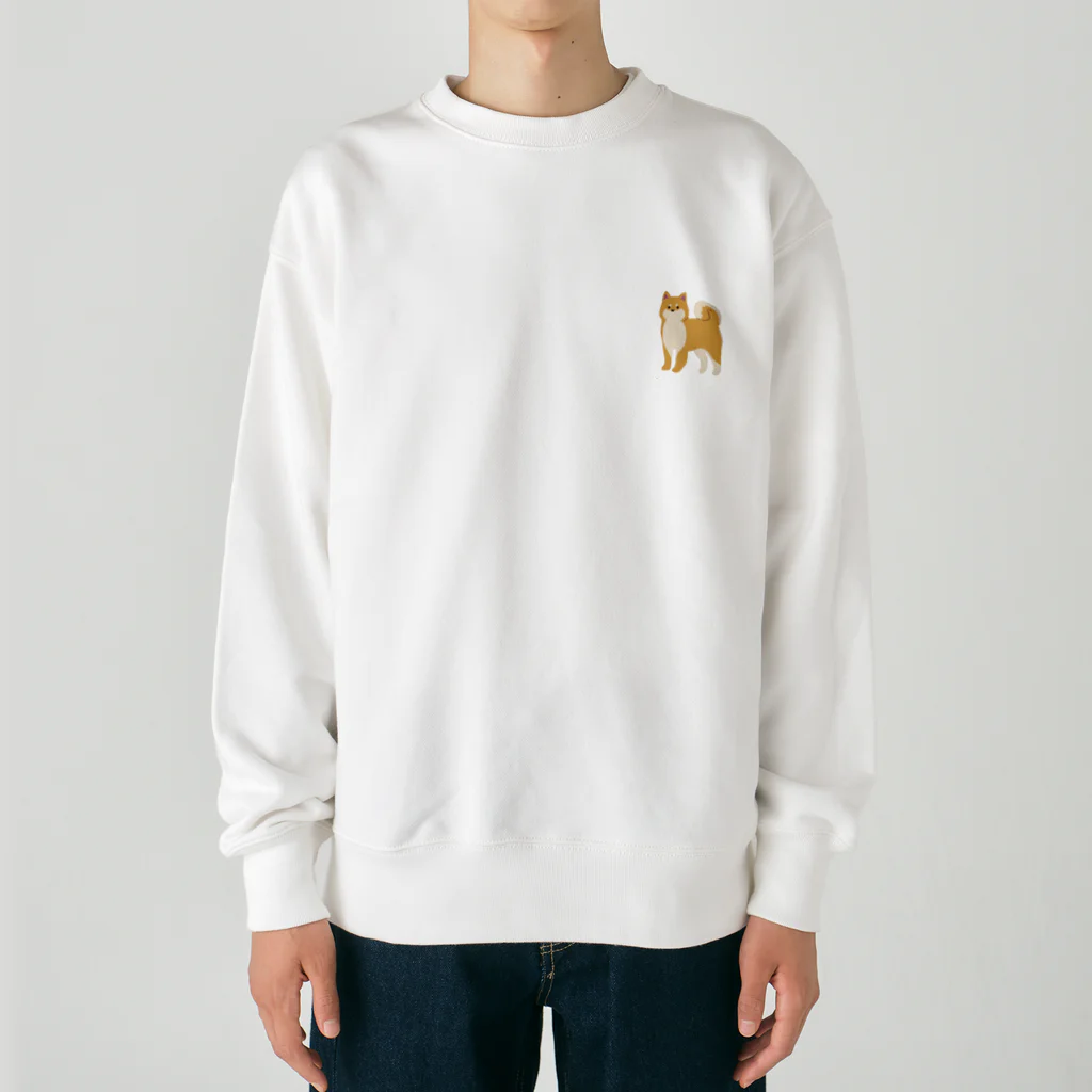 Kotetsu diary(SUZURI店)のゆるゆる柴犬 Heavyweight Crew Neck Sweatshirt