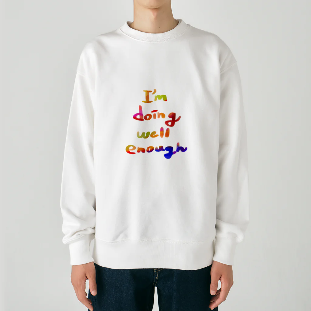 tog storeのI'm doing well enough Heavyweight Crew Neck Sweatshirt