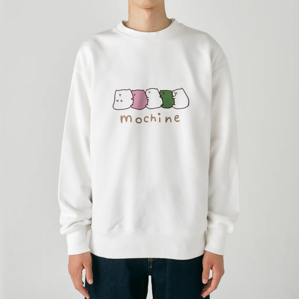 パルア＠おもち猫のもちねのもちもち繋がるもちね達シリーズ Heavyweight Crew Neck Sweatshirt